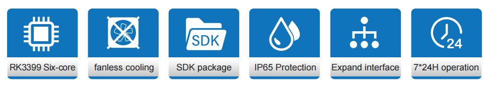 Il monitor industriale tpc-w2 presenta l'immagine