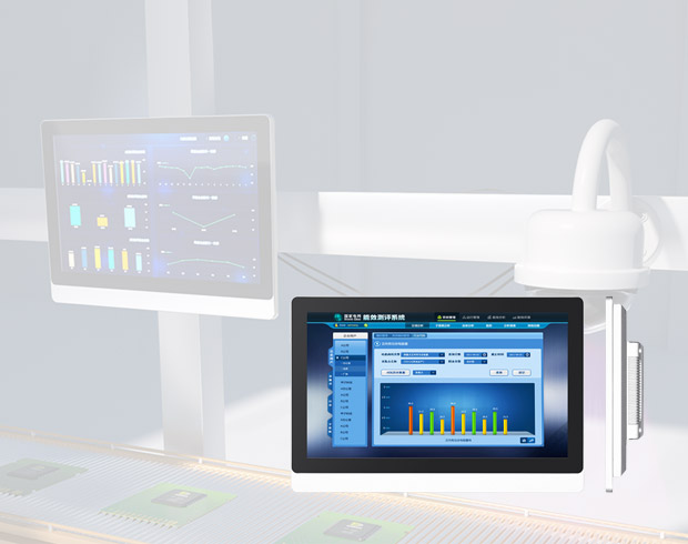 Touchthink 15.6 Zoll Industrie -Panel -Monitor im Produktionsboden verwendet 