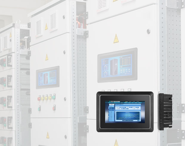 Touchthink 7 Zoll Industrie -Panel -Monitor in Kraftschränken verwendet 