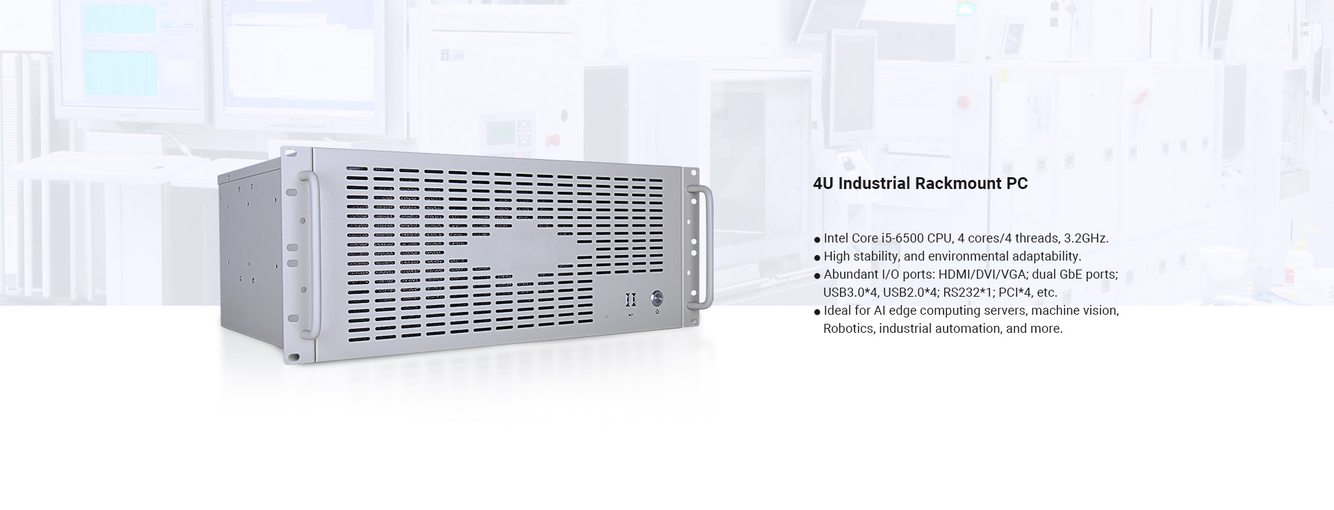  4U rack Windows Industrial Computer 
