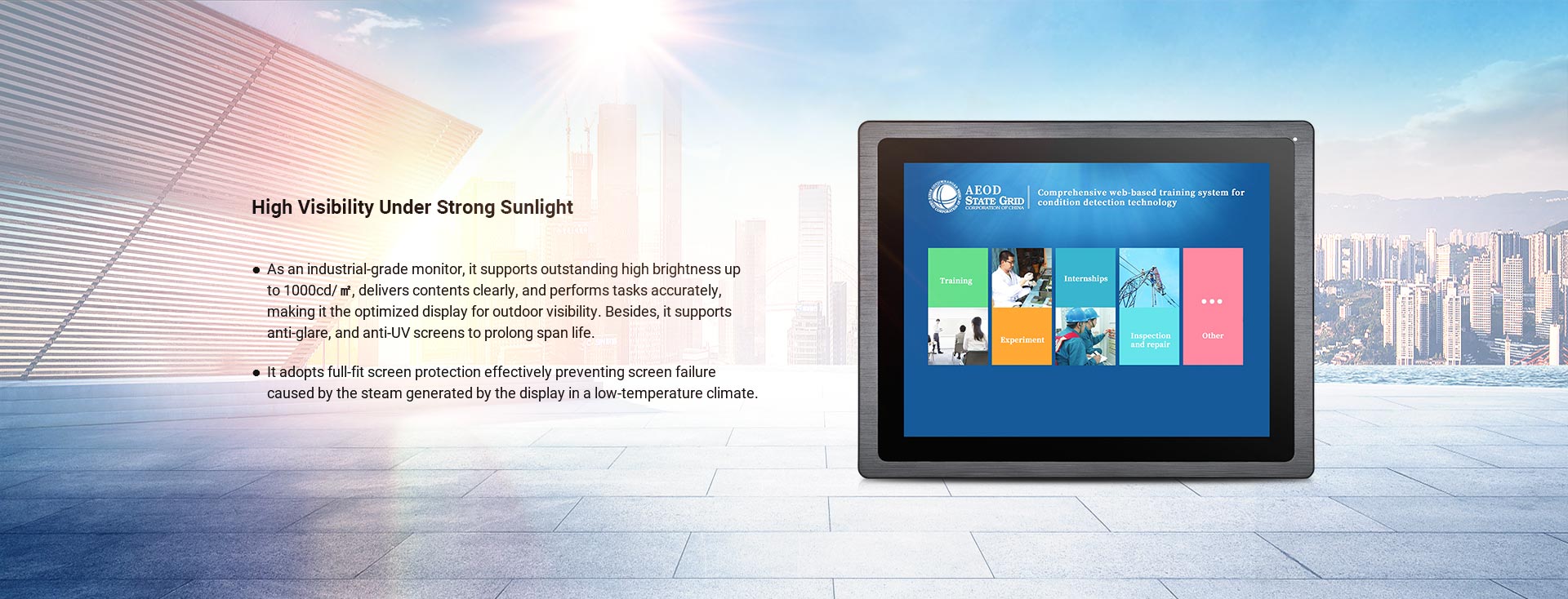Outdoor High Brightness Monitor