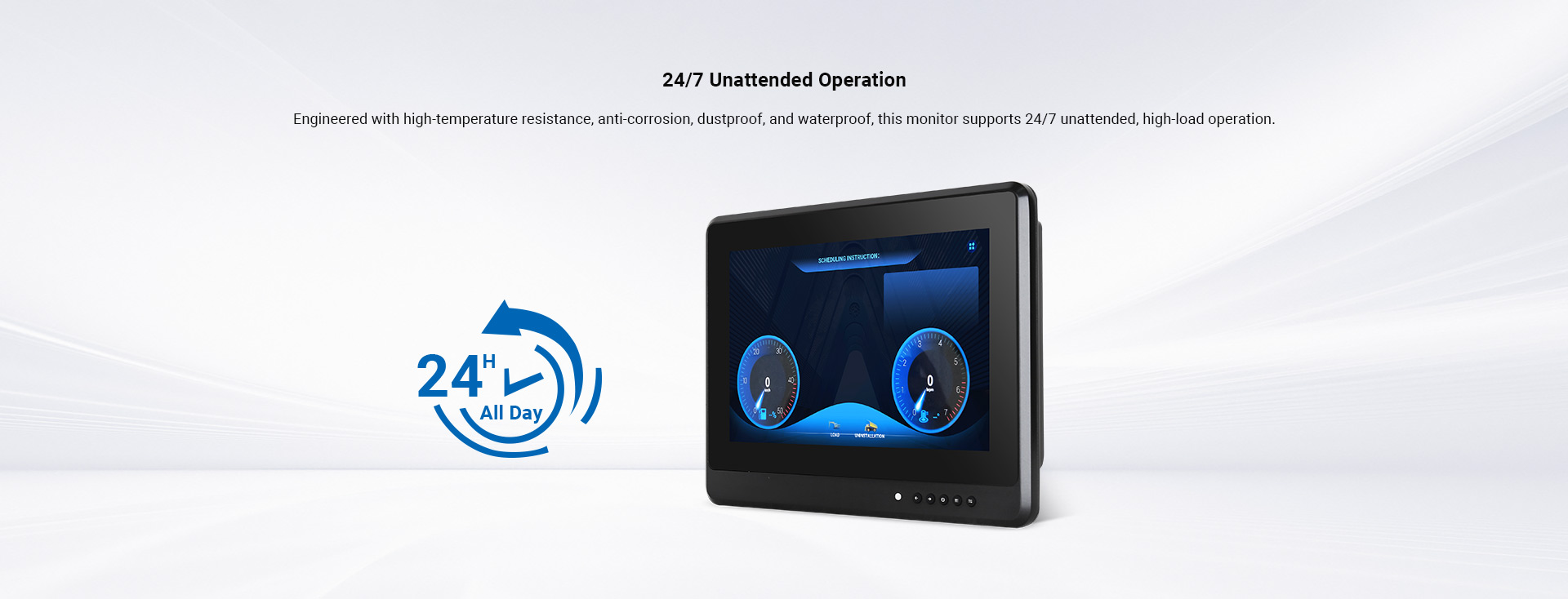  Pantalla LCD de bus de touchthink para 24/7 operación desatendida