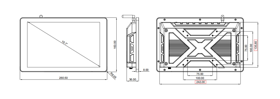  tpc101 m2 dimensions
