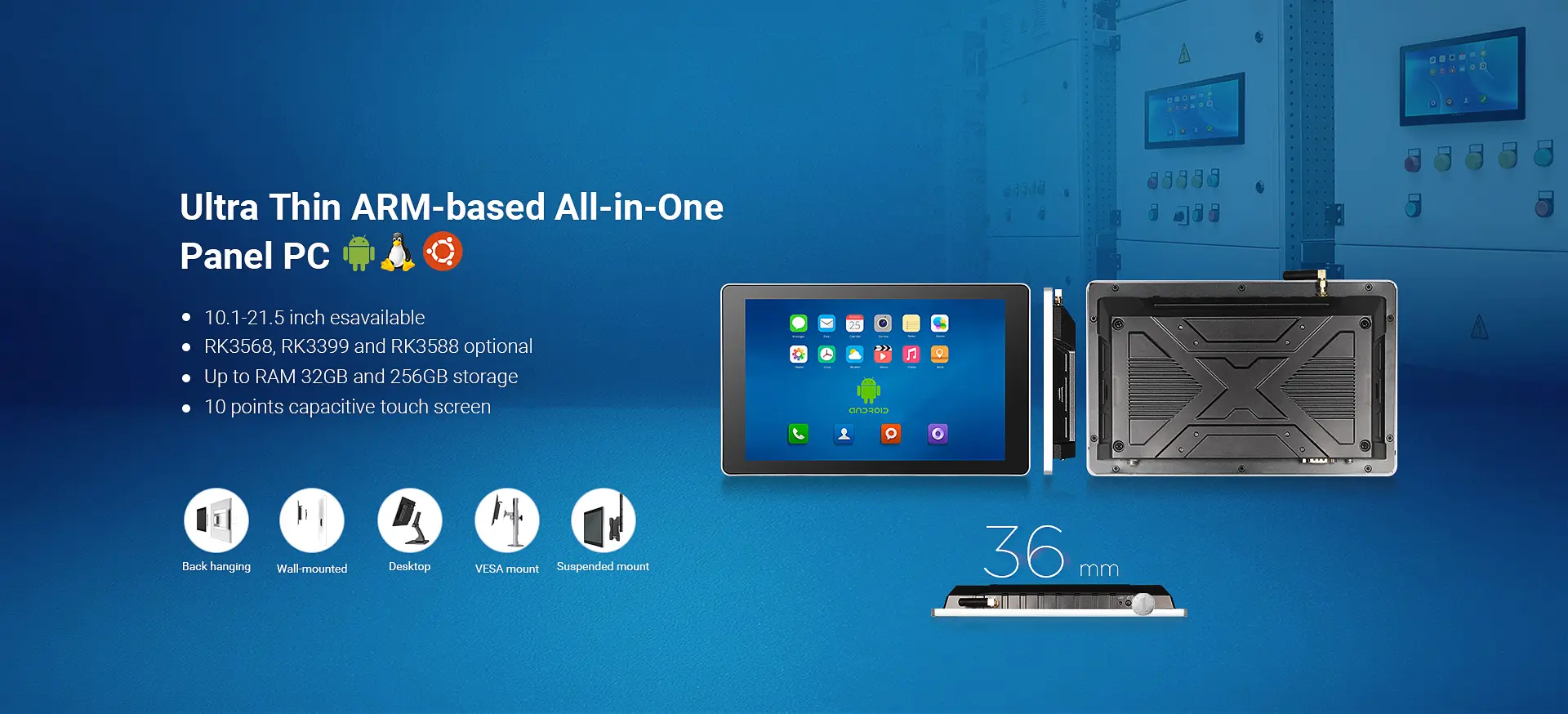 touchthink ultra ince panel-pc